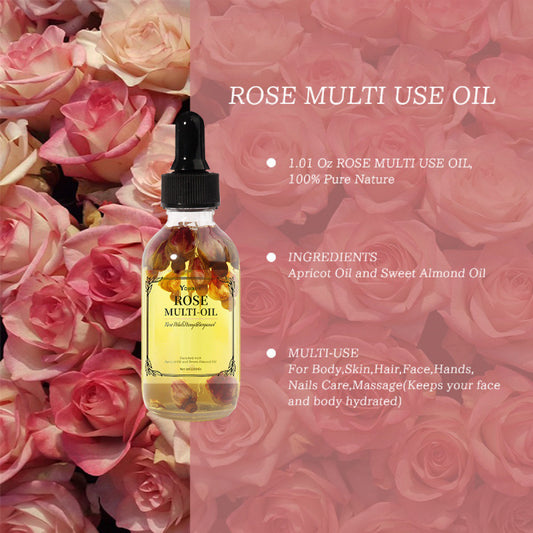 rose essential oil moisturizing scraping fever compound men's and women's SPA body massage essence