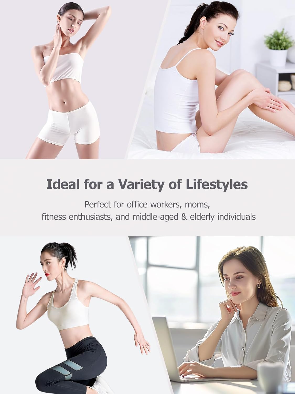 Lymphatic Drainage Massager & Cellulite Massage Tool, Helps Reduce Stretch Marks & Cellulite, for Legs, Arms & Belly, Body Sculpting Machine with Microcurrent, Light, Heat & Vibration
